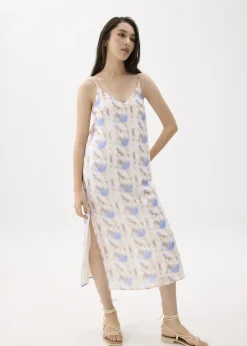 Love, Bonito Vacation|Dresses*Abstract V-neck Column Midaxi Dress
