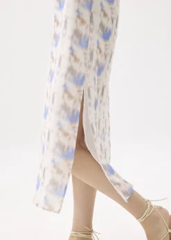 Love, Bonito Vacation|Dresses*Abstract V-neck Column Midaxi Dress