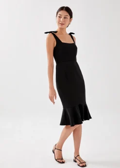 Love, Bonito Party Dresses*Adalee Ruffle Midi Trumpet Dress