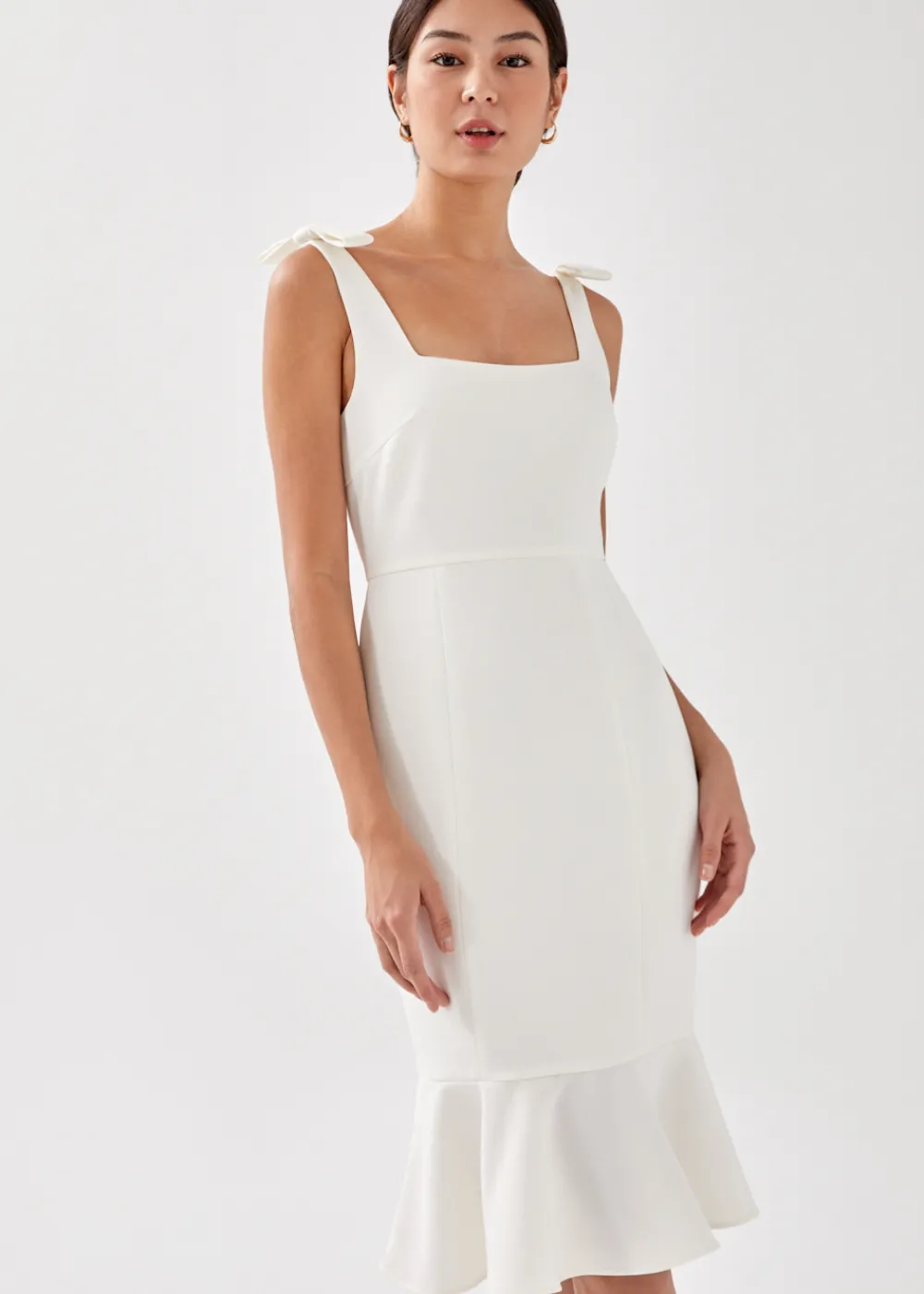 Love, Bonito Party Dresses*Adalee Ruffle Midi Trumpet Dress