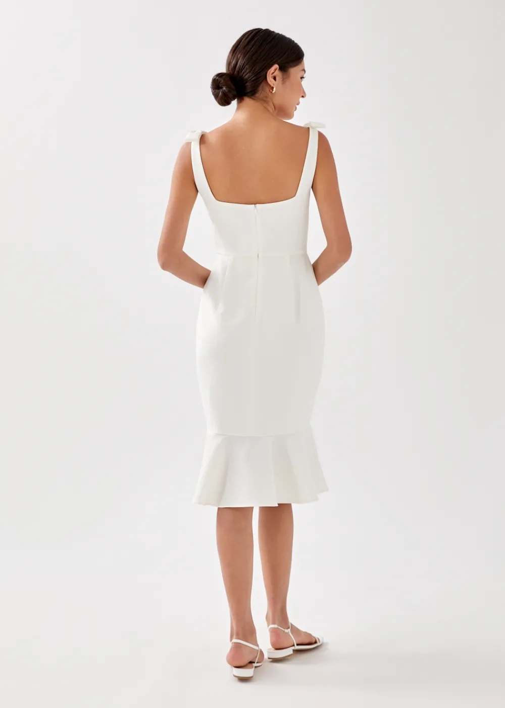 Love, Bonito Party Dresses*Adalee Ruffle Midi Trumpet Dress