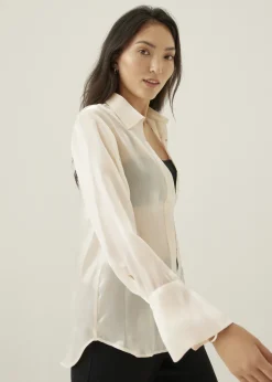 Love, Bonito Party Tops|Blouses & Shirts*Adelia Tailored Collared Shirt