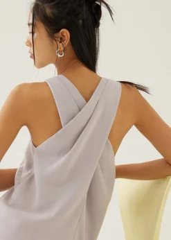 Love, Bonito Weekend Dresses*Adelle Satin Cross Back Maxi Dress