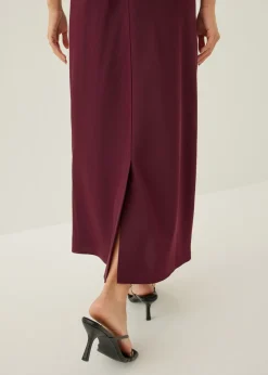 Love, Bonito Weekend Dresses*Adelle Satin Cross Back Maxi Dress
