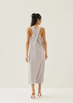 Love, Bonito Weekend Dresses*Adelle Satin Cross Back Maxi Dress