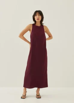 Love, Bonito Weekend Dresses*Adelle Satin Cross Back Maxi Dress