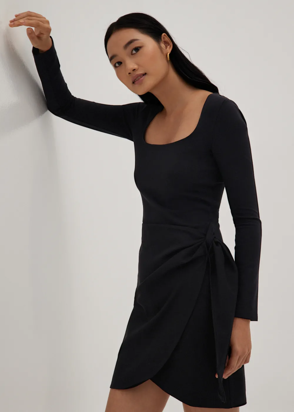Love, Bonito Casual Dresses*Aerin Wrap Mini Dress