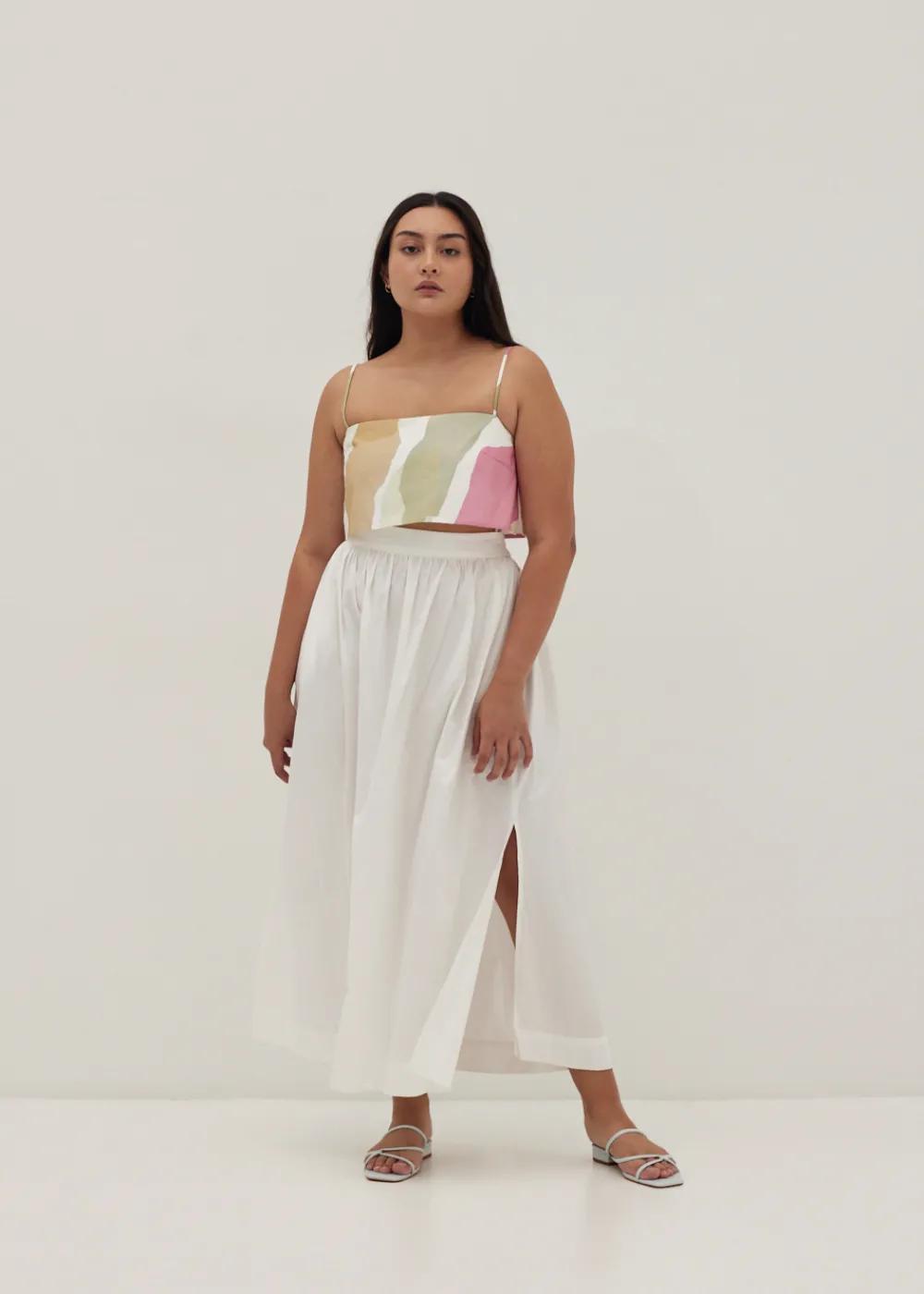 Love, Bonito Casual Tops|Tanks & Camis*Aerith Crop Camisole in Joyous Affair