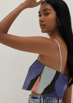 Love, Bonito Casual Tops|Tanks & Camis*Aerith Crop Camisole in Joyous Affair