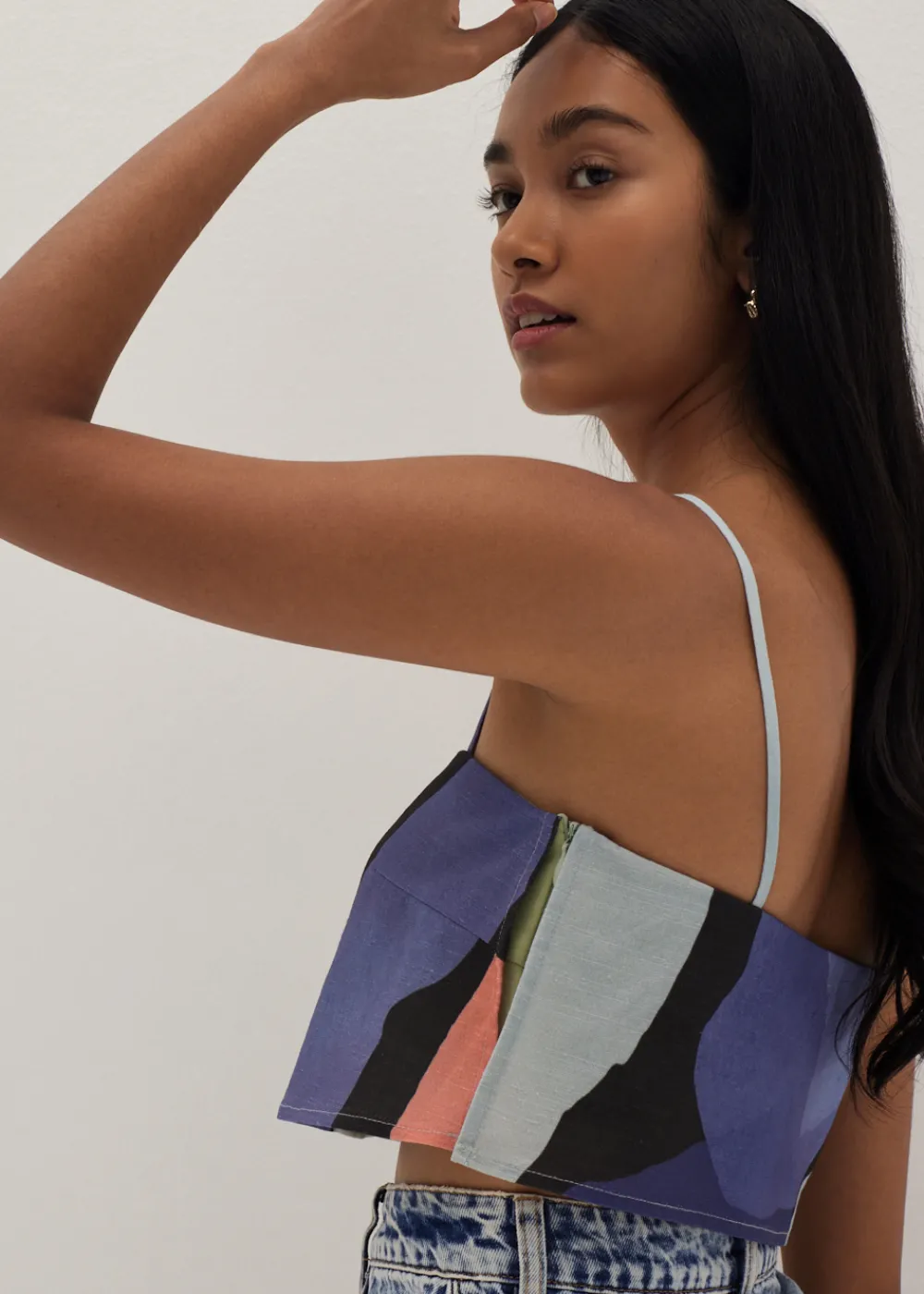 Love, Bonito Casual Tops|Tanks & Camis*Aerith Crop Camisole in Joyous Affair