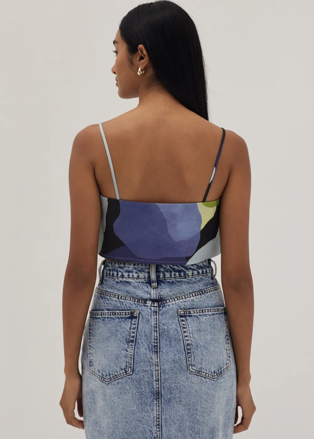 Love, Bonito Casual Tops|Tanks & Camis*Aerith Crop Camisole in Joyous Affair