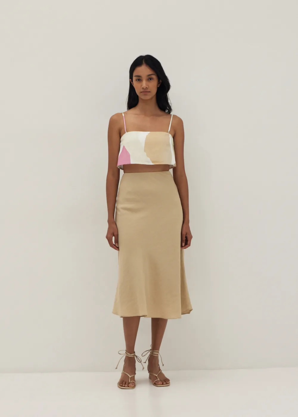 Love, Bonito Casual Tops|Tanks & Camis*Aerith Crop Camisole in Joyous Affair