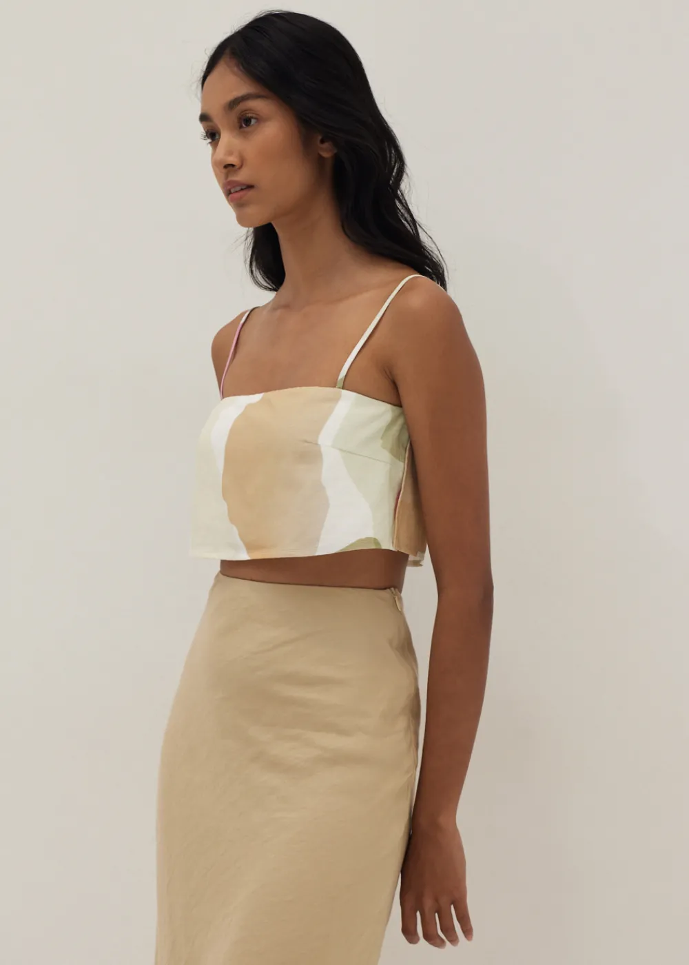 Love, Bonito Casual Tops|Tanks & Camis*Aerith Crop Camisole in Joyous Affair