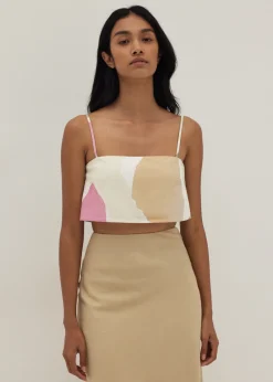 Love, Bonito Casual Tops|Tanks & Camis*Aerith Crop Camisole in Joyous Affair