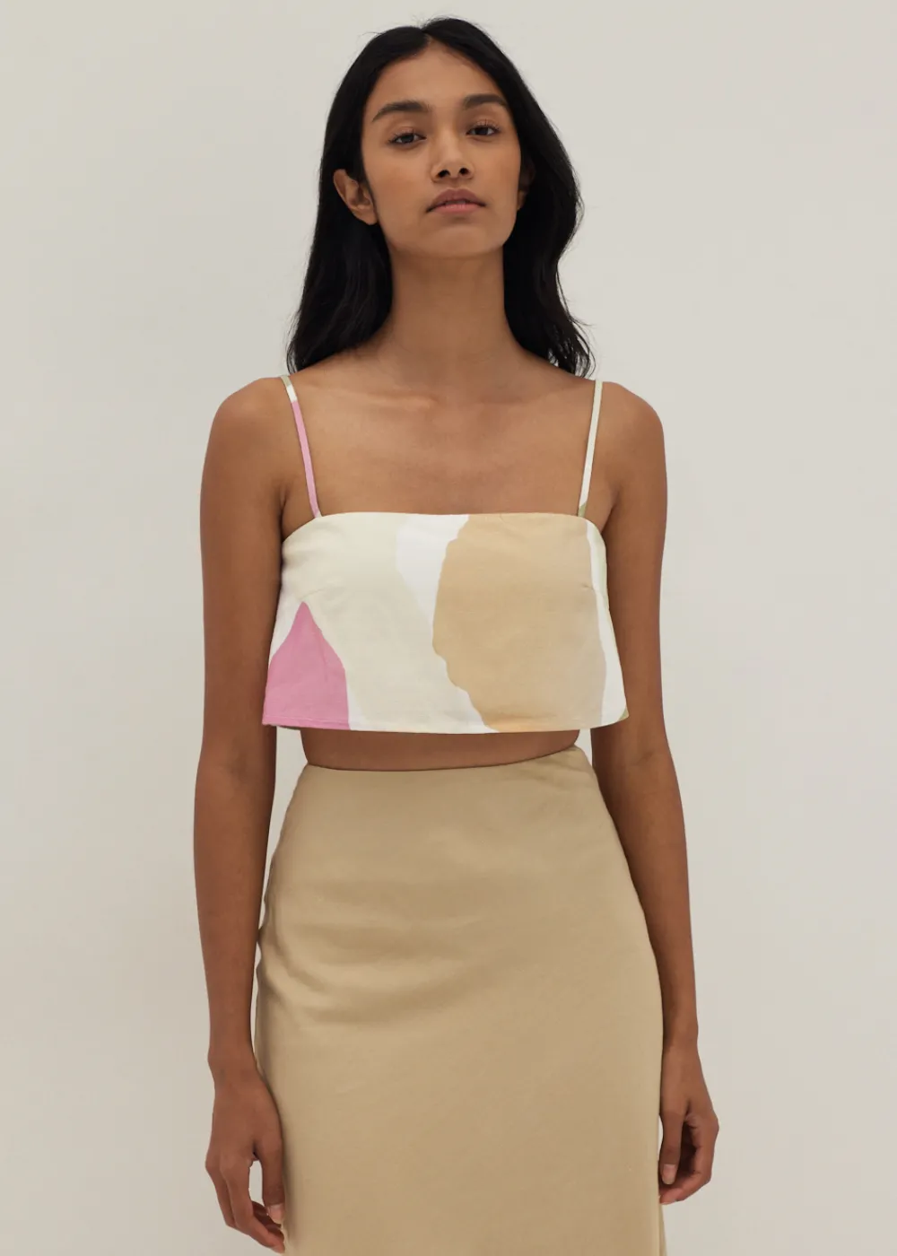 Love, Bonito Casual Tops|Tanks & Camis*Aerith Crop Camisole in Joyous Affair