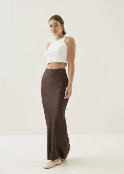 Love, Bonito Party & Occasions*Agatha Satin Maxi Skirt