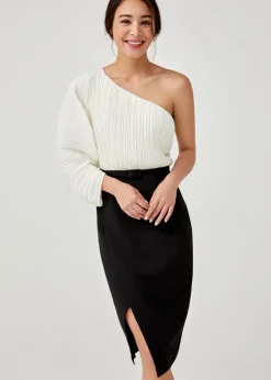 Love, Bonito Party Dresses*Agnesia Pleated Toga Dress