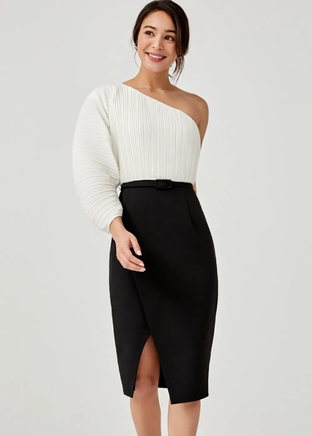 Love, Bonito Party Dresses*Agnesia Pleated Toga Dress