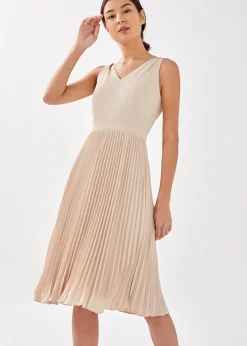 Love, Bonito Party Dresses*Aisla Pleated Tie Back Midi Dress