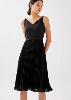 Love, Bonito Party Dresses*Aisla Pleated Tie Back Midi Dress
