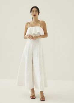 Love, Bonito Party & Occasions*Aiza Overlay Flare Jumpsuit