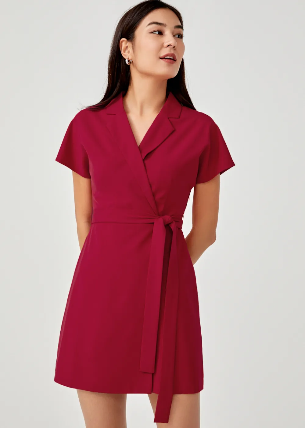 Love, Bonito Work Dresses*Alaina Tailored Belted Dress