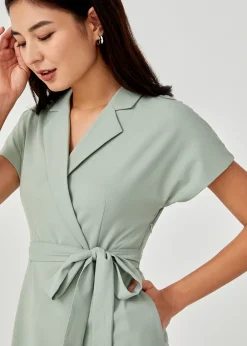 Love, Bonito Work Dresses*Alaina Tailored Belted Dress