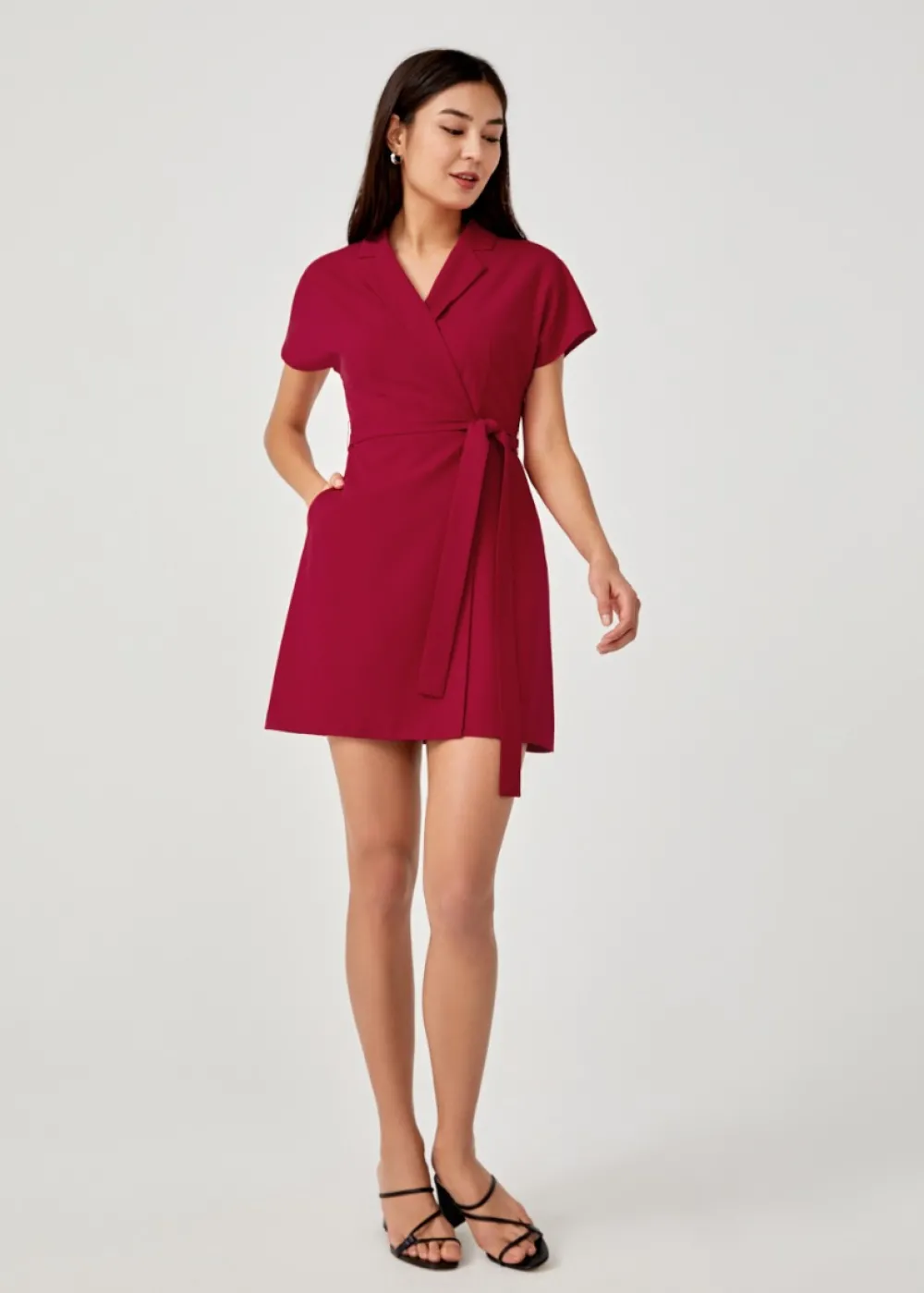 Love, Bonito Work Dresses*Alaina Tailored Belted Dress