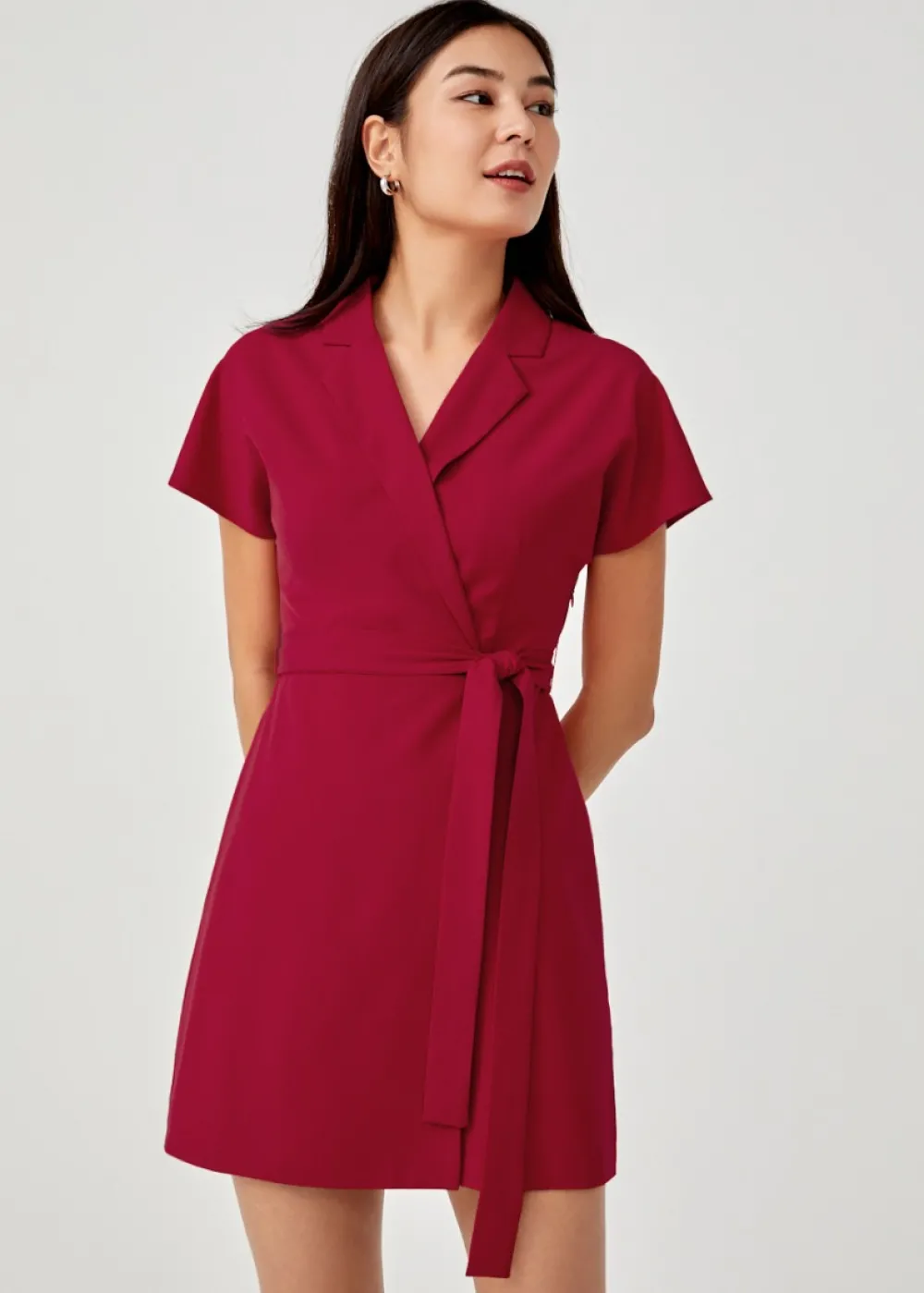 Love, Bonito Work Dresses*Alaina Tailored Belted Dress