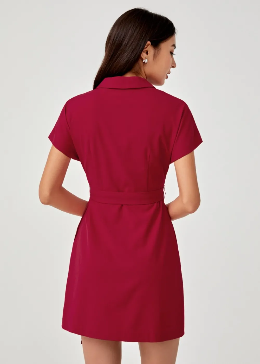 Love, Bonito Work Dresses*Alaina Tailored Belted Dress