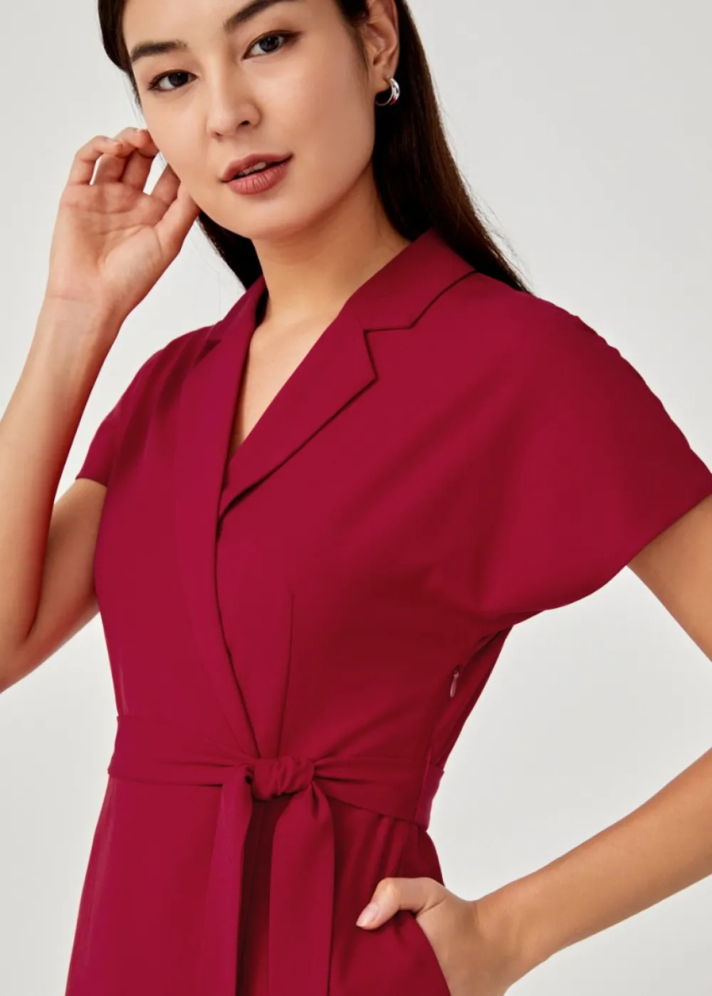 Love, Bonito Work Dresses*Alaina Tailored Belted Dress