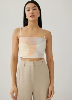 Love, Bonito Casual Tops|Tanks & Camis*Alejandra Padded Camisole in Simple Pleasures
