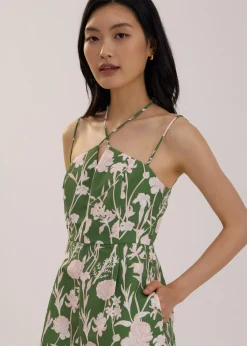 Love, Bonito Weekend|Vacation*A-line Romper in Tidal Blooms