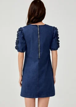 Love, Bonito Casual Dresses*Alvira Frill Sleeve Denim Dress