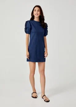 Love, Bonito Casual Dresses*Alvira Frill Sleeve Denim Dress