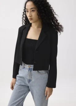 Love, Bonito Petite-Friendly|Work*Alya Boxy Crop Blazer