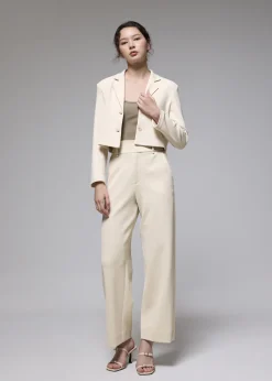 Love, Bonito Petite-Friendly|Work*Alya Boxy Crop Blazer