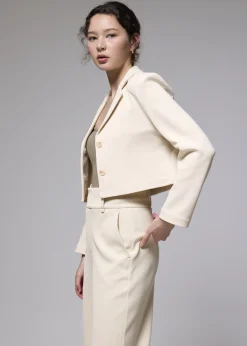 Love, Bonito Petite-Friendly|Work*Alya Boxy Crop Blazer