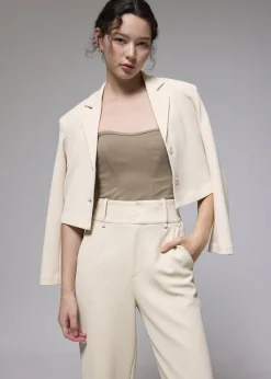 Love, Bonito Petite-Friendly|Work*Alya Boxy Crop Blazer