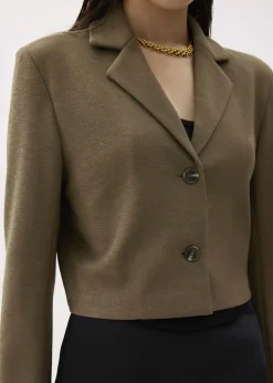 Love, Bonito Petite-Friendly|Work*Alya Boxy Crop Blazer