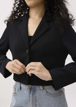 Love, Bonito Petite-Friendly|Work*Alya Boxy Crop Blazer