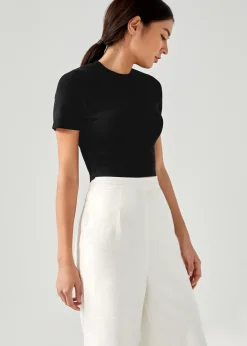 Love, Bonito Work Tops*Amaia Knit Crop Top