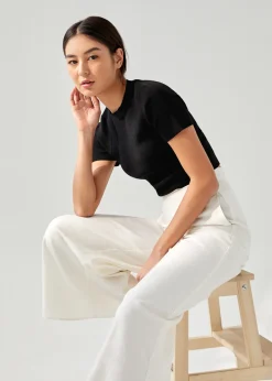 Love, Bonito Work Tops*Amaia Knit Crop Top