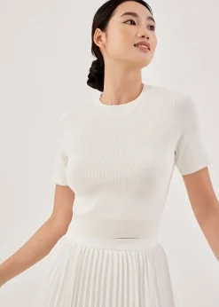 Love, Bonito Work Tops*Amaia Knit Crop Top