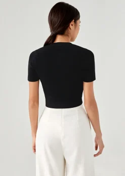 Love, Bonito Work Tops*Amaia Knit Crop Top