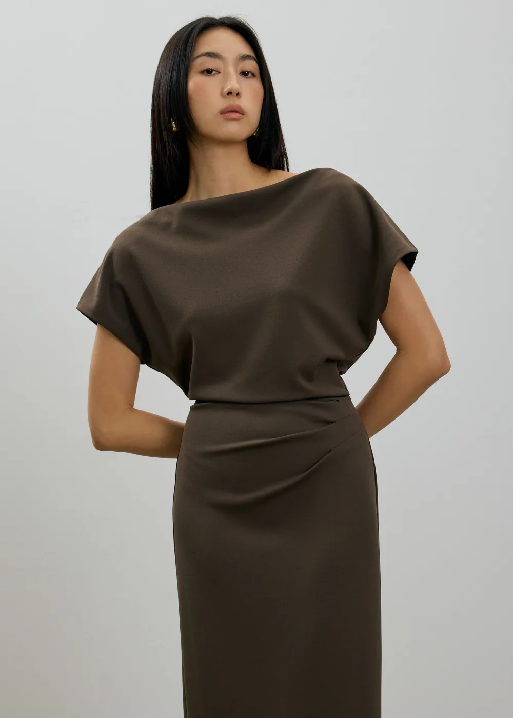 Love, Bonito Party & Occasions|Dresses*Amala Multi-way Drape Midi Dress