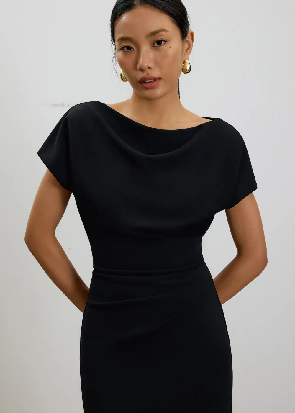 Love, Bonito Party & Occasions|Dresses*Amala Multi-way Drape Midi Dress