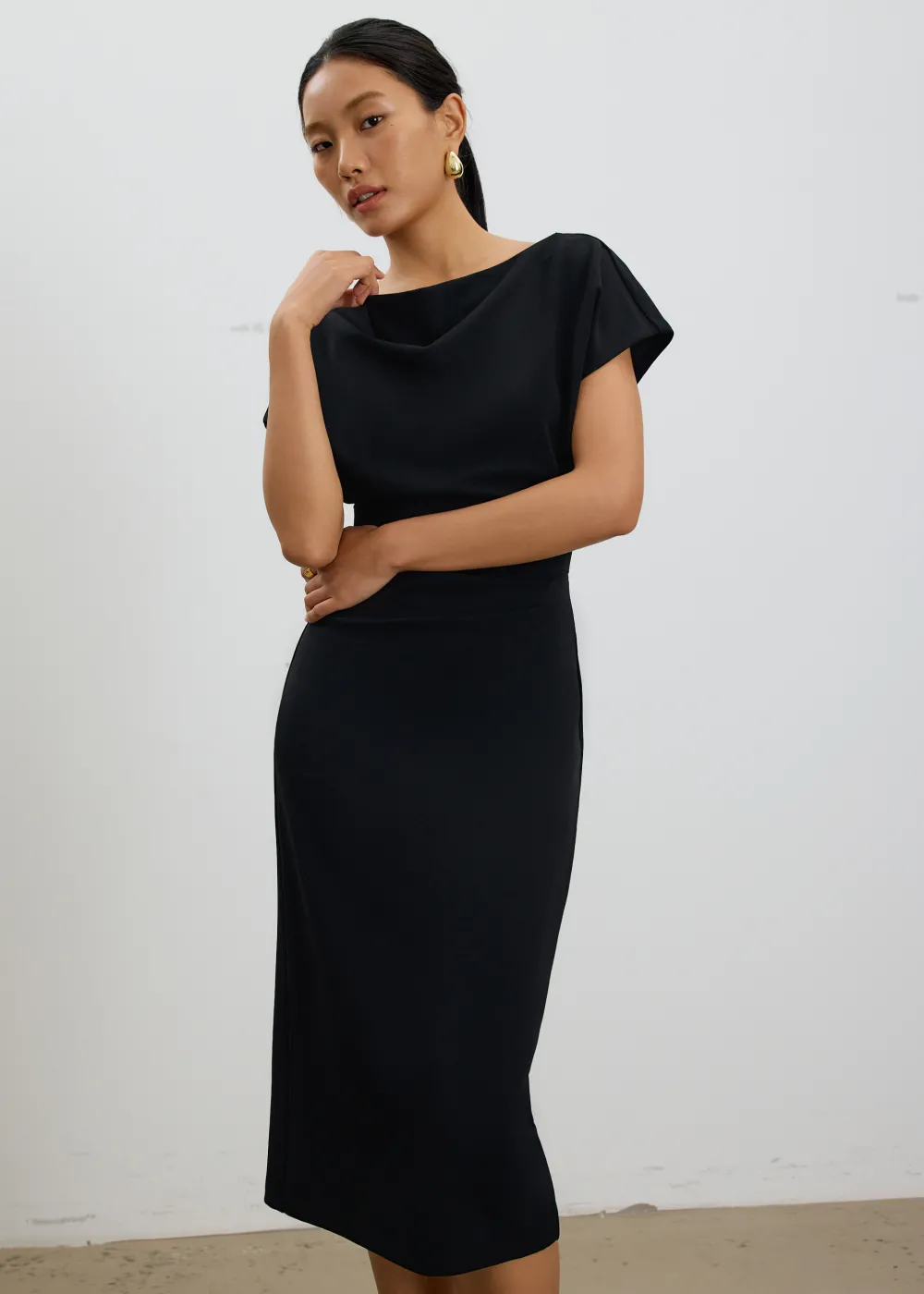 Love, Bonito Party & Occasions|Dresses*Amala Multi-way Drape Midi Dress