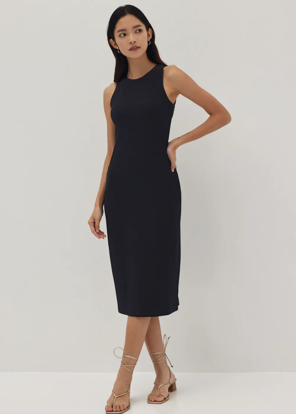 Love, Bonito Casual Dresses*Amanda Ribbed Cut Out Midi Dress