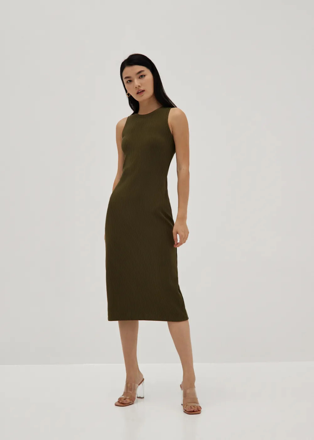 Love, Bonito Casual Dresses*Amanda Ribbed Cut Out Midi Dress
